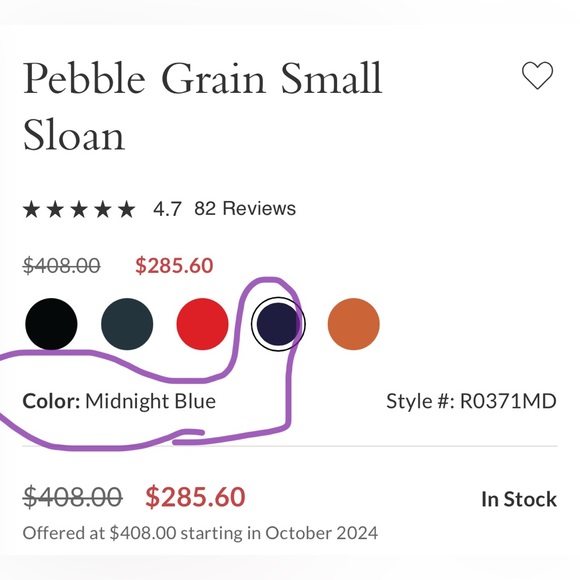 Dooney & Bourke Pebble Grain Small Sloan - Picture 9 of 9